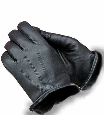 Men's Rabbit Fur Lined Gloves - Free Shipping
