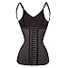 Lover-Beauty Women's Underbust Corset Waist Trainer Cincher Body Shaper Vest Size 3XL Black