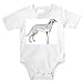 Onesie with grey, hound, pet, animal, dog