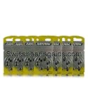 Rayovac Size 10 Hearing Aid Battery 10 packs of 6 cells