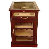 Cuban Crafters Wine Cabinet Cherry Cigar Humidor 400 Count