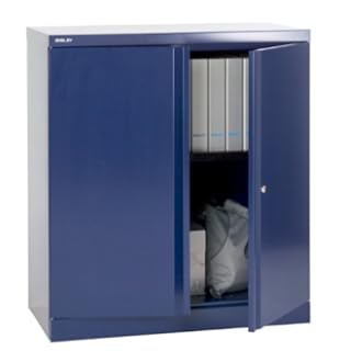 BISLEY Flügeltürschrank Aktenschrank Flügeltürenschrank Werkzeugschrank Stahlschrank Ordnerschrank Oxfordblau