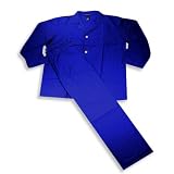John Ashford - Mens Broadcloth Pajamas, Royal Blue