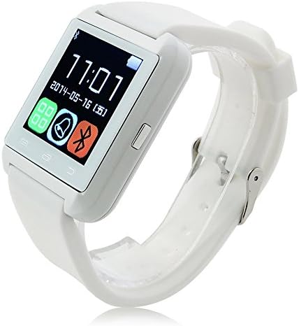 Vamery U8 Bluetooth Smart Watch UWatch WristWatch Phone with Camera Touch Screen for iphone 4/4S/5/5C/5S Android OS and IOS Smartphone Samsung HTC Sony Blackberry Smartphone (U8-White)