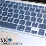 IVEA BLUE Keyboard & Palm Silicone Skin Cover for 13-inch NEW Macbook Aluminum Unibody and 13" Inch Pro