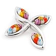 Millefiori Curved Cross