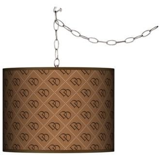 West Bend Swag Style Plug-In Chandelier