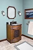 IMAGE OF Abbott Elements Vanity (VAN050) Includes Top, Sink, and Mirror (MIR050)