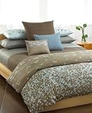 Calvin Klein Cut Flowers Jagged Grid Coverlet, King