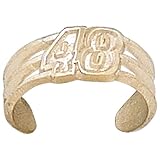 LogoArt JimmieJohnson 14K Number Toe Ring