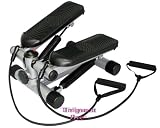 Seen On TV Mini Stepper Exercise Machine with Resistant Band Arm Rest & LCD Display