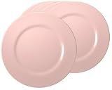 Reston Lloyd Pink Melamine Dinner Plate, Set of 6
