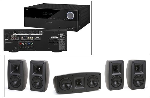 Klipsch Quintet V(5) Home Theater System-Harman Kardon AVR 1700 5.1 AV