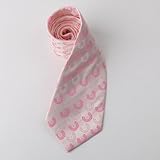 IMAGE OF Pink Polka Dots Woven Poly Tie Gift Box Set Women tie Wise Tie Set W1009