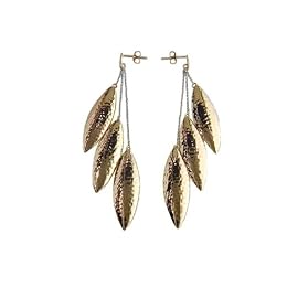 Dean Harris for Target® Sterling Silver Triple-Leaf Pod Drop Earrings : Target : dean drop 174 dean harris