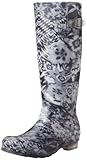 Kamik Women's Flora Rain Boot,Black/White,6 M US