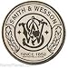 Smith & Wesson - Round Metal Tin Sign