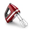 KitchenAid KHM720ER 7-Speed Digital Hand Mixer, Empire Red