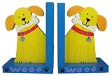 Yellow Dog Bookends by Tatutina