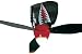 Craftmade Lighting WB348TS Warbird - 48 Air Power Fan, Tiger Shark War Plane - Blades and Light Kit Included