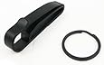 Police Zak Tool ZT55 Tactical Stealth Black Extreme Duty Key Ring Holder