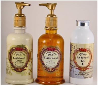 Caswell Massey Sandalwood 3 piece Bathing Collection