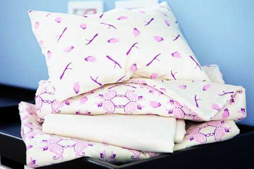 Argington Organic Crib Bedding Set - Butterfly Print