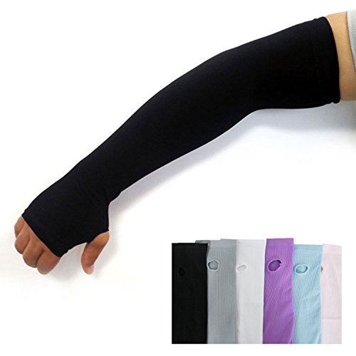 Uv protection hand cover arm sleeves sports driving gol…