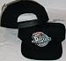 Detroit Pistons Black Adjustable Plastic Strap Back Hat / Cap