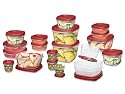 Rubbermaid FG7K3900CHILI Easy Find Lid 18-Piece Food-Storage Container Set with Lids