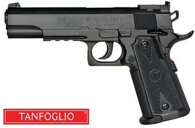 Tanfoglio Witness 1911 CO2 BB Pistol, Black Grips air pistol