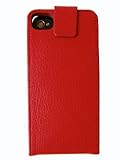 Leather Flip Case & Extended Battery for iPhone 4 - Re