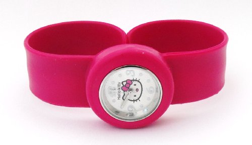 Girls/Kids Hot Pink Hello Kitty Silicone Snap/Slap 