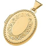 Search : 14K Yellow Gold Oval Shaped Locket