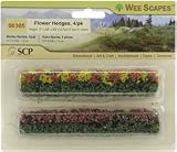 Architectural Model Flower Hedges (Set of 4)