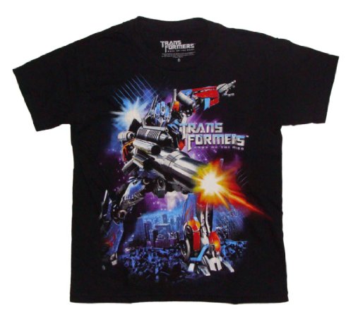  Transformers Dark of the Moon Optimus Prime Action Boys T-shirt