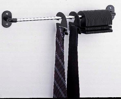 Kitchen: Tie Rack  Holds 30 Ties  Chrome