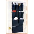 Over the door storage organiser hanger 11 pockets - blue