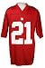 New York Giants Tiki Barber #21 Reebok Mid-Tier NFL Football Jersey Red