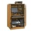 Office Products : Computer Armoire, Oak, hidden computer desk (Carolina Oak) (54 1/8