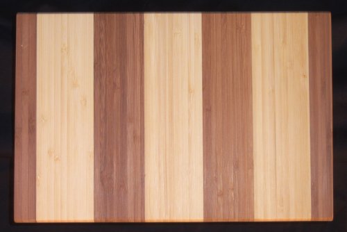 Two Tone Tabletop Bamboo Cutting Board 12 x 8 [CAPITOL CITY LUMBER]