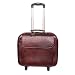 Leather World Trendy Brown Genuine Leather Overnight Luggage Bag genuine leather office bags laptop bags briefcase RS.5499.00