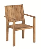 Kettler Advantage H0052-000 Toronto Stapelstuhl 51 x 64 x 93 cm, Akazie, ge&ouml;lt