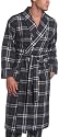 Nautica Men's Hayden Plaid Flannel Robe