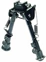 UTG Tactical OP Bipod - SWAT/Combat Profile Adjustable Height (Black)