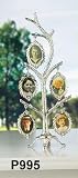Lawrence Frames Family Tree 5-Photo Picture Frame Silver Metal