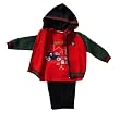 Good Lad Infant Boy Christmas Scene 3pc Cardigan & Pant Set