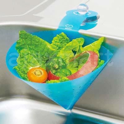 Kitchen Garden たためる水切り三角ポット 大 ホワイト K-109W