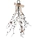 Factory Direct Craft Group of 3 Hand Wrapped Autumn Mixed Berry and Rusty Star Door Hanger for Home Decor, Primitive Accenting and Creating