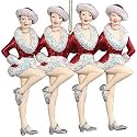 ROCKETTE SHOWGIRLS ORNAMENT - 6" ROCKETTE SHOWGIRLS ORNAMENT